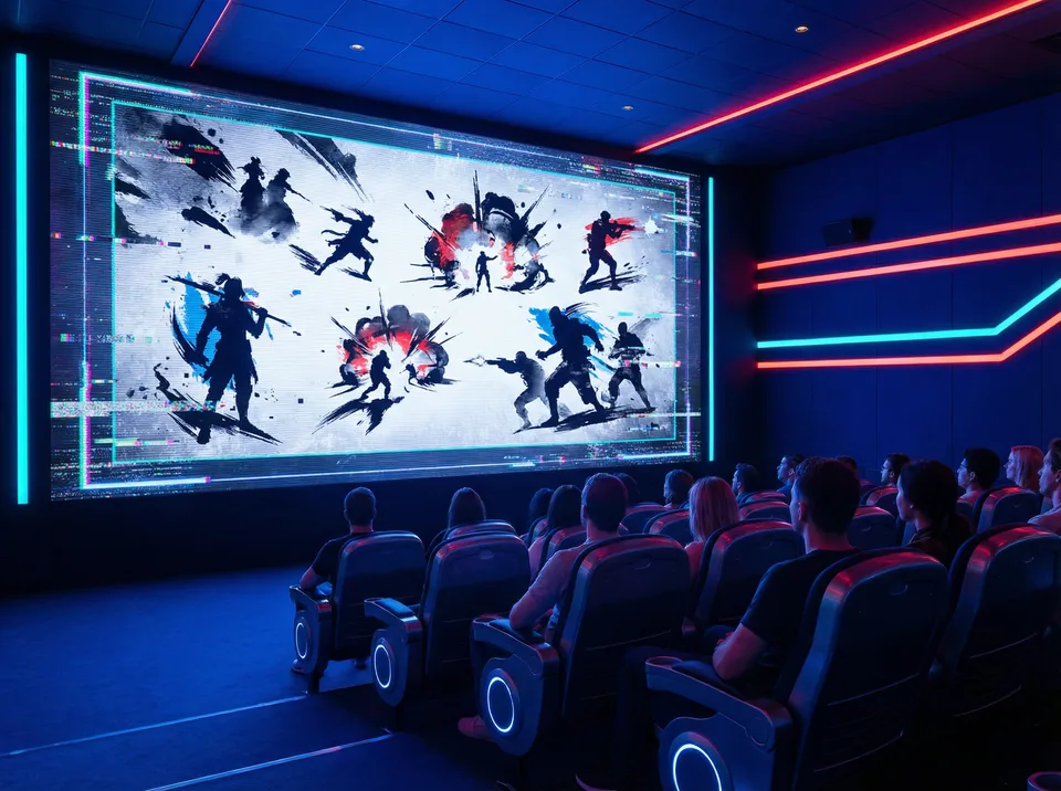 j9棋牌 泼墨影院全息投影 - 赛博博彩精彩瞬间